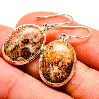 Poppy Jasper Earrings handcrafted by Ana Silver Co - EARR409284