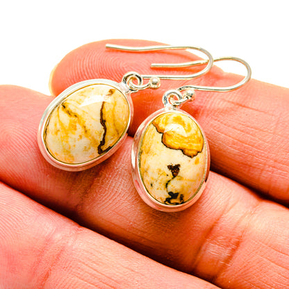 Picture Jasper Earrings handcrafted by Ana Silver Co - EARR409324