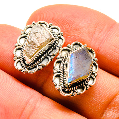 Labradorite Earrings handcrafted by Ana Silver Co - EARR409492