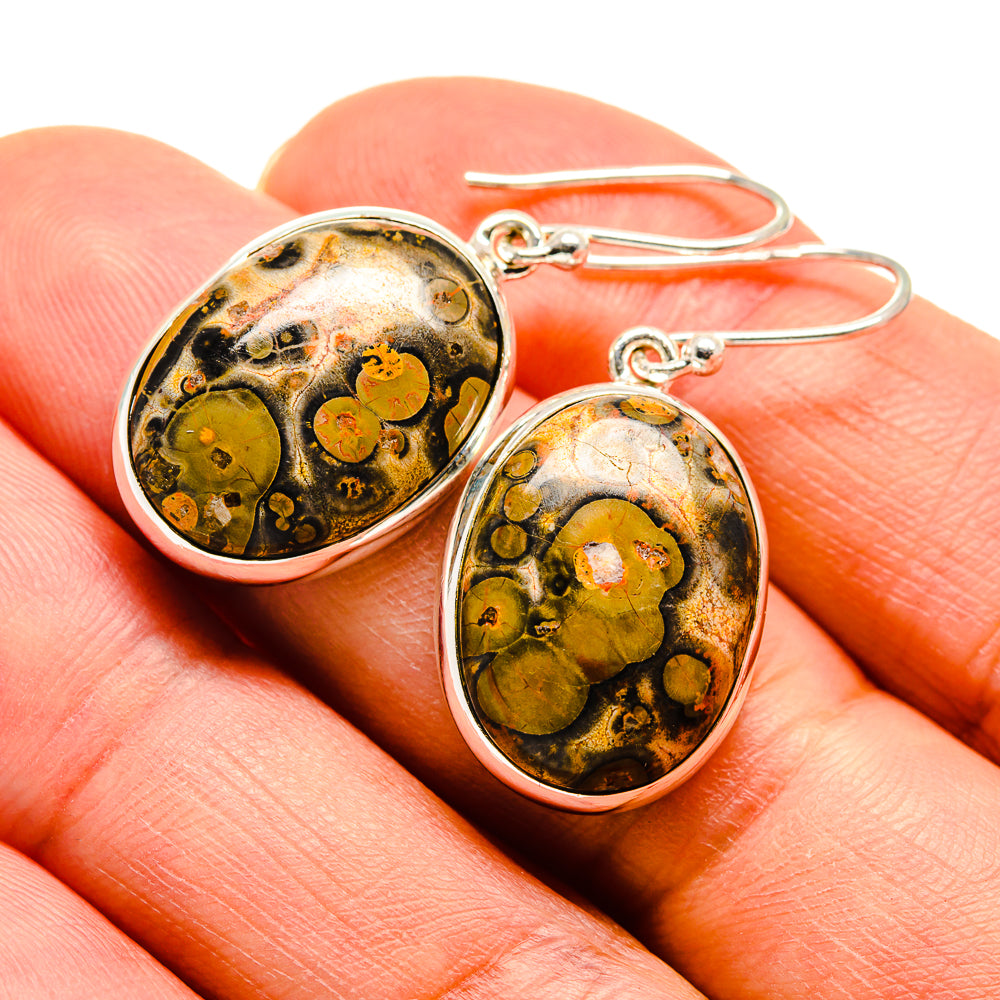 Poppy Jasper Earrings handcrafted by Ana Silver Co - EARR409572