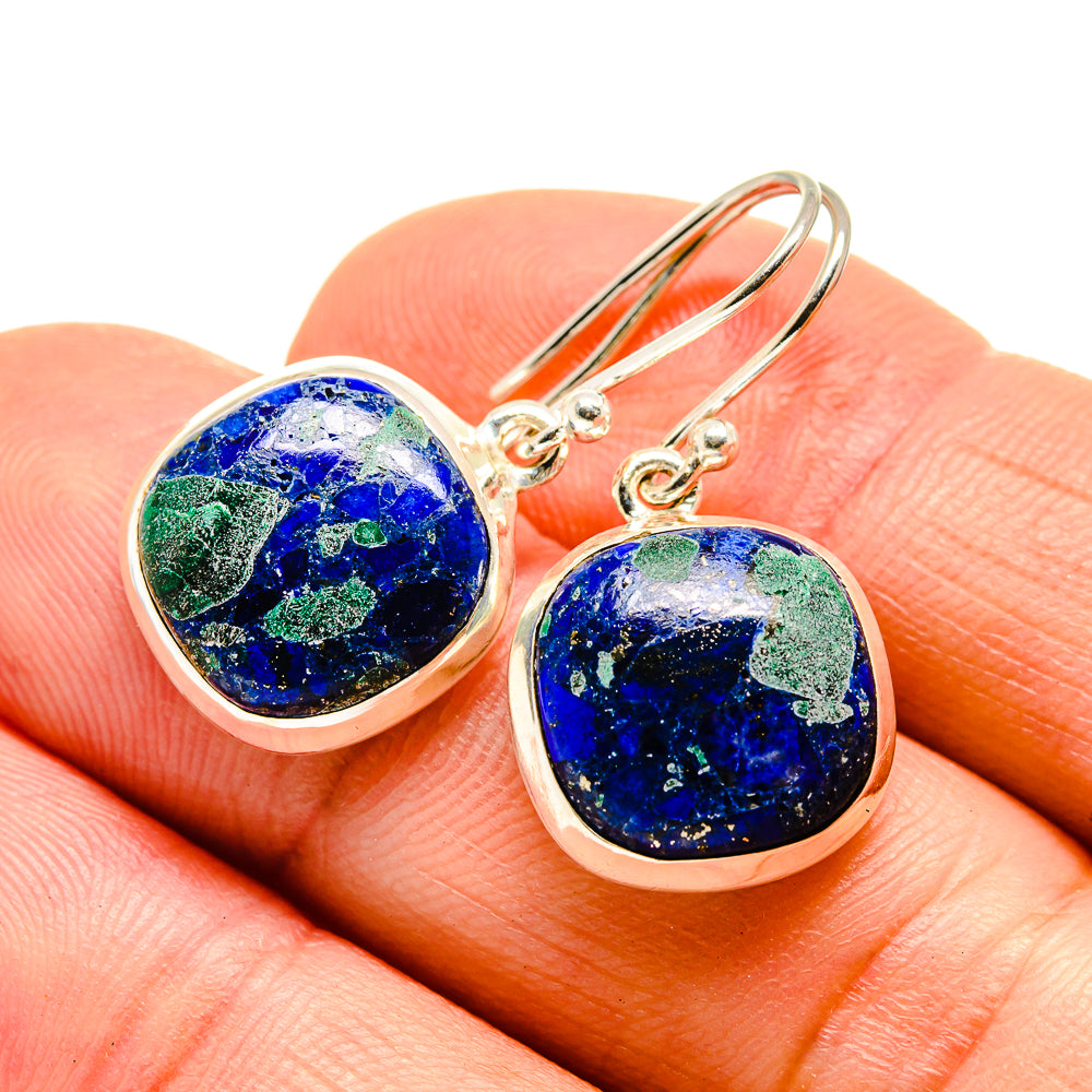 Azurite Earrings handcrafted by Ana Silver Co - EARR409664