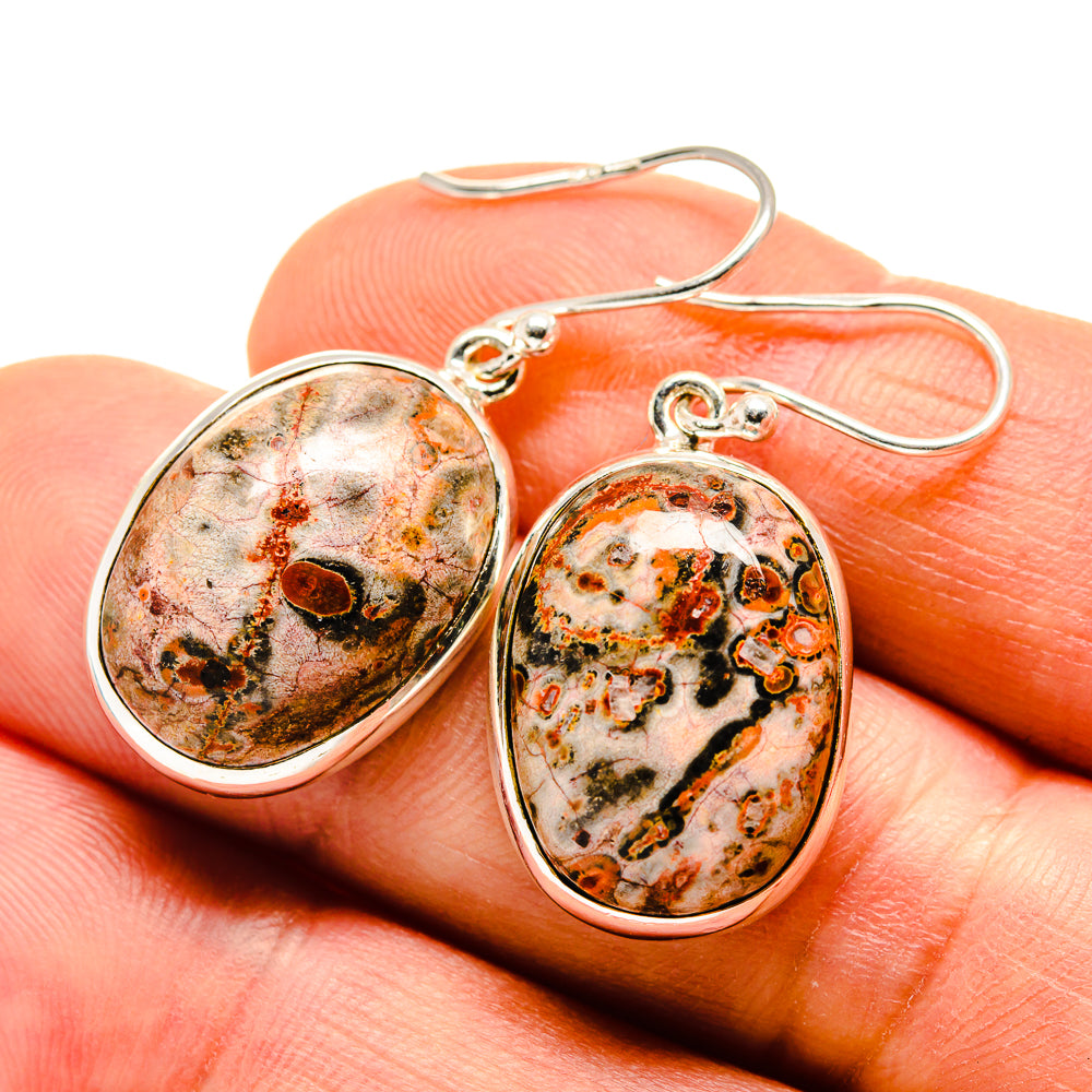 Poppy Jasper Earrings handcrafted by Ana Silver Co - EARR409727