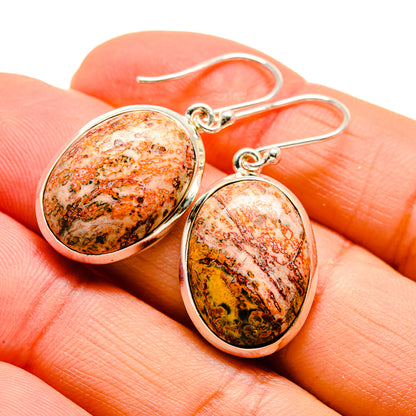 Poppy Jasper Earrings handcrafted by Ana Silver Co - EARR409753