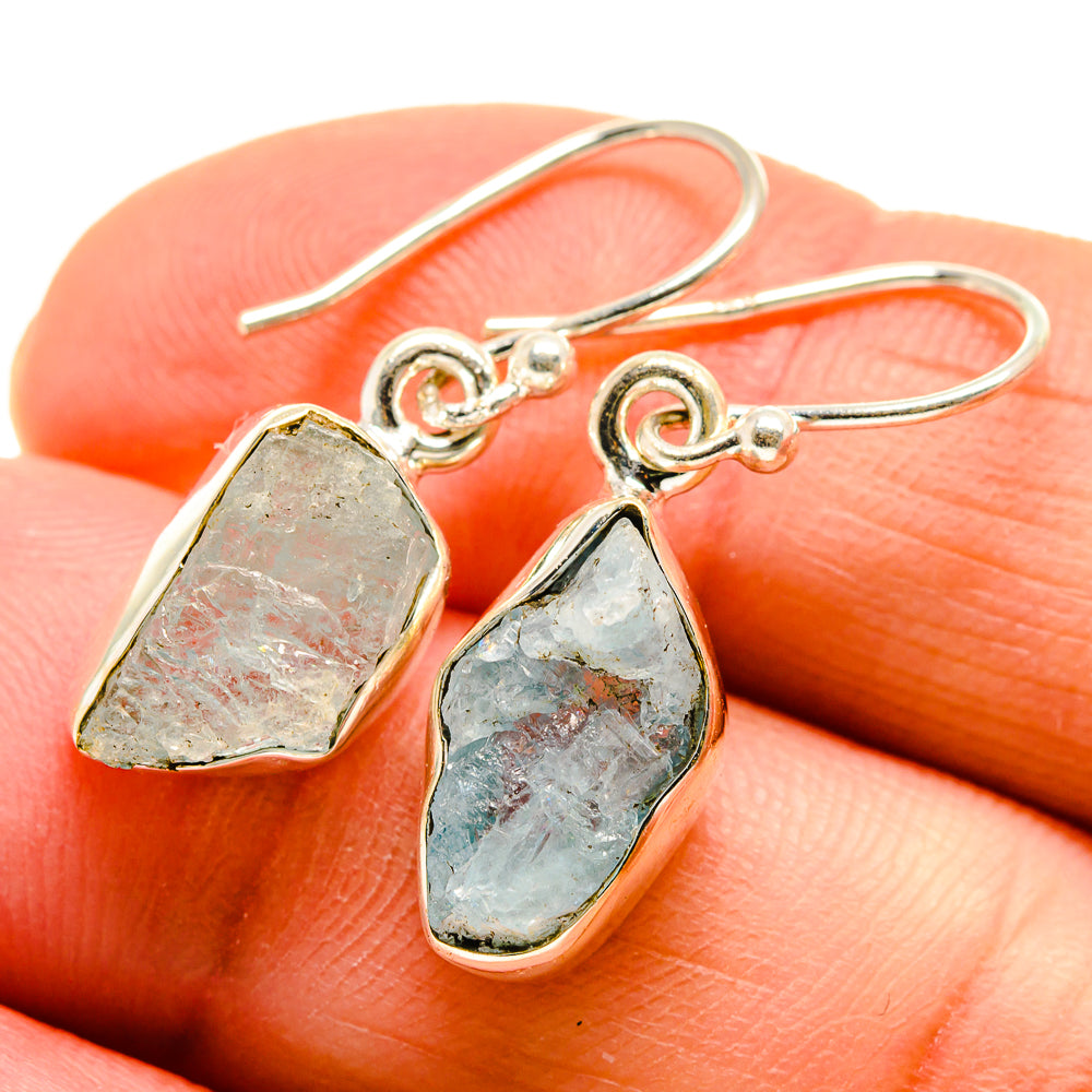 Aquamarine Earrings handcrafted by Ana Silver Co - EARR409830
