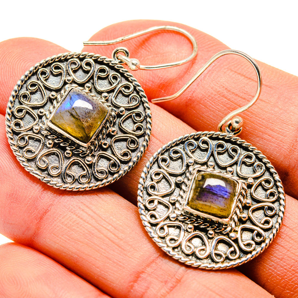 Labradorite Earrings handcrafted by Ana Silver Co - EARR409891