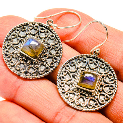 Labradorite Earrings handcrafted by Ana Silver Co - EARR409891