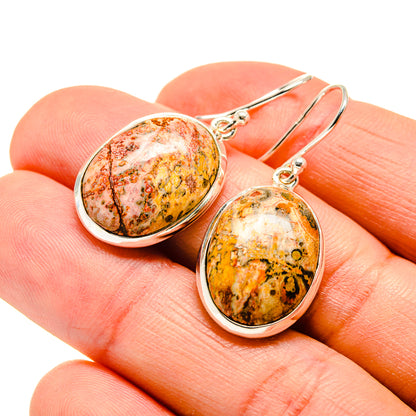 Poppy Jasper Earrings handcrafted by Ana Silver Co - EARR409981