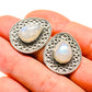 Rainbow Moonstone Earrings handcrafted by Ana Silver Co - EARR410138