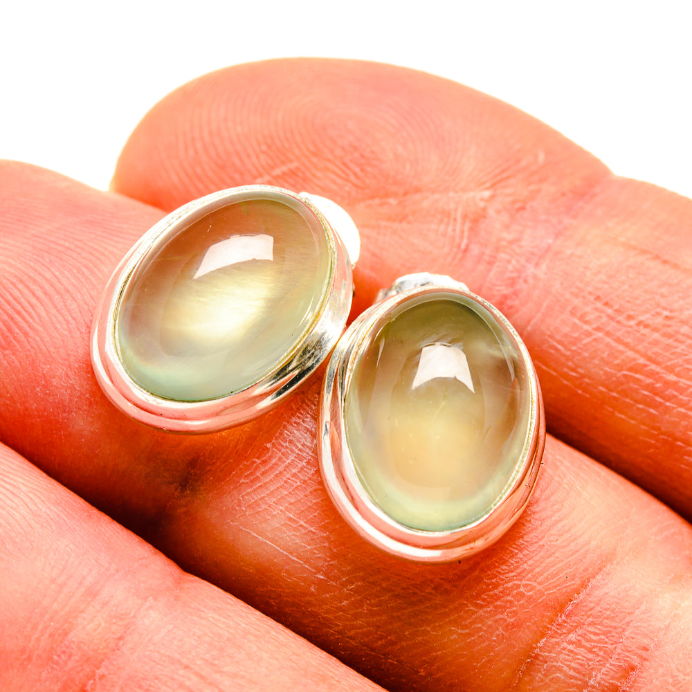 Prehnite Earrings handcrafted by Ana Silver Co - EARR410382