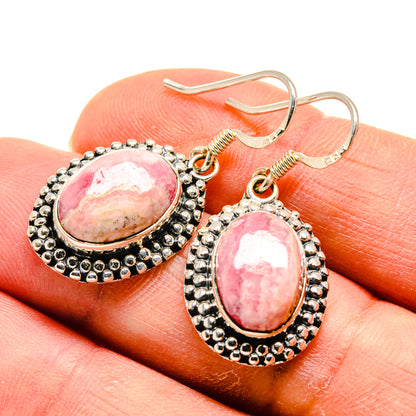 Rhodochrosite Earrings handcrafted by Ana Silver Co - EARR410474
