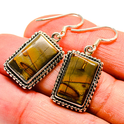 Chert Breccia Earrings handcrafted by Ana Silver Co - EARR410566