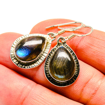 Labradorite Earrings handcrafted by Ana Silver Co - EARR410651