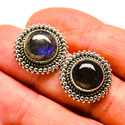 Labradorite Earrings handcrafted by Ana Silver Co - EARR410697