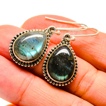 Labradorite Earrings handcrafted by Ana Silver Co - EARR410763