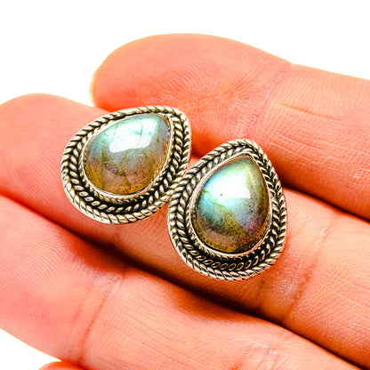 Labradorite Earrings handcrafted by Ana Silver Co - EARR410894