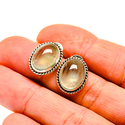 Prehnite Earrings handcrafted by Ana Silver Co - EARR411132