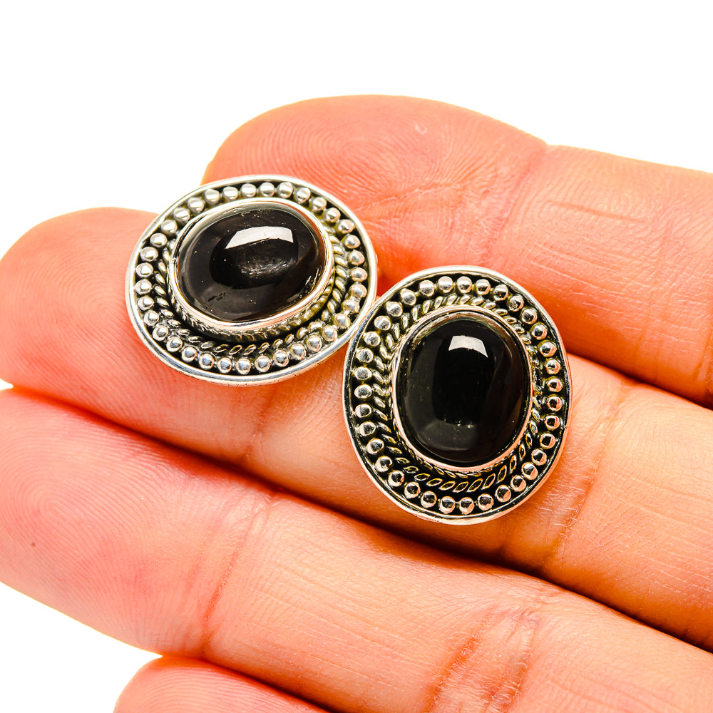 Star Diopside Earrings handcrafted by Ana Silver Co - EARR411236