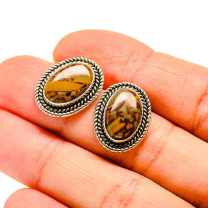 Chert Breccia Earrings handcrafted by Ana Silver Co - EARR411242
