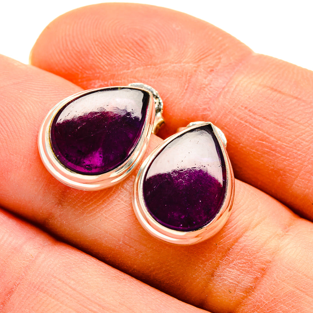 Amethyst Earrings handcrafted by Ana Silver Co - EARR411291