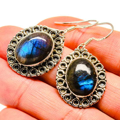 Labradorite Earrings handcrafted by Ana Silver Co - EARR411316