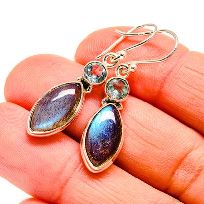 Labradorite Earrings handcrafted by Ana Silver Co - EARR411659