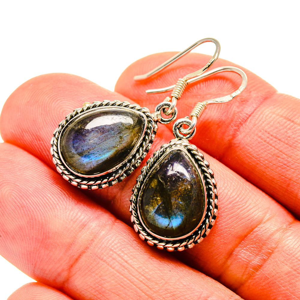 Labradorite Earrings handcrafted by Ana Silver Co - EARR411707