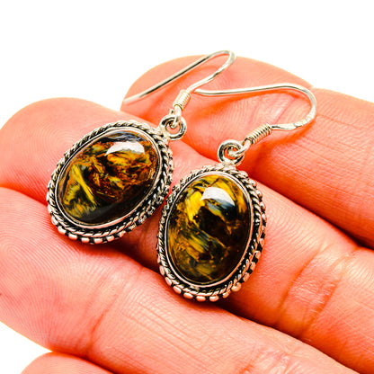Pietersite Earrings handcrafted by Ana Silver Co - EARR411720