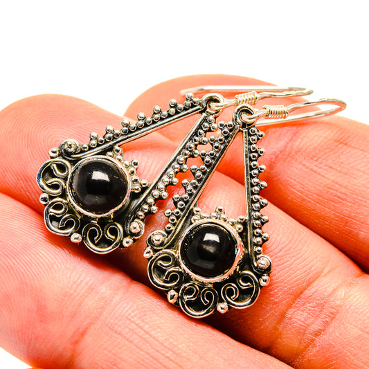 Star Diopside Earrings handcrafted by Ana Silver Co - EARR411801