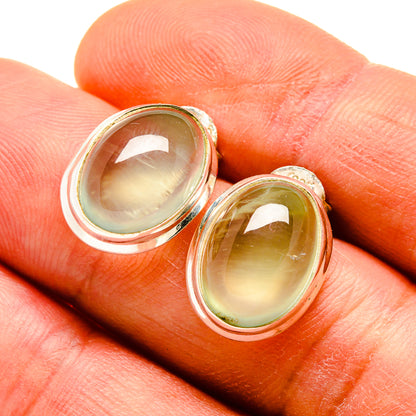 Prehnite Earrings handcrafted by Ana Silver Co - EARR411831