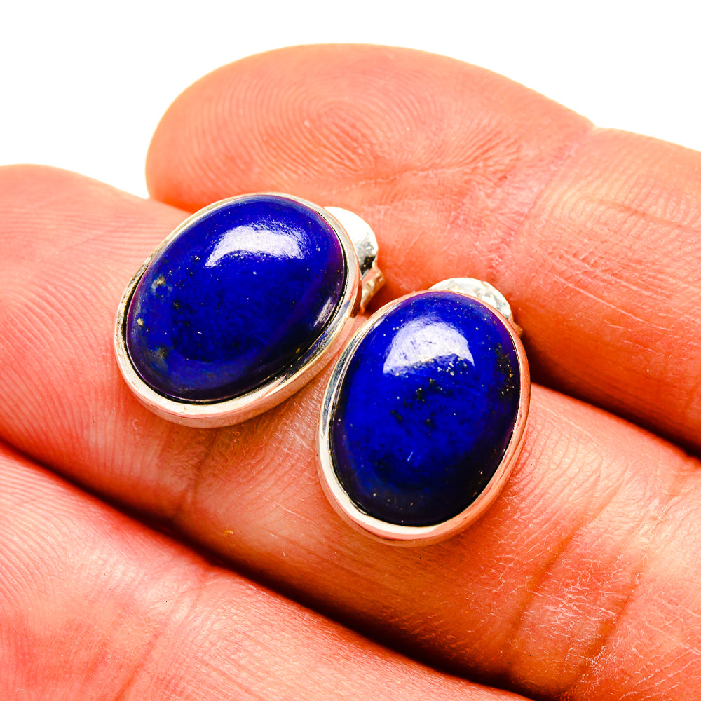 Lapis Lazuli Earrings handcrafted by Ana Silver Co - EARR411834