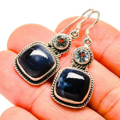 Pietersite Earrings handcrafted by Ana Silver Co - EARR411855