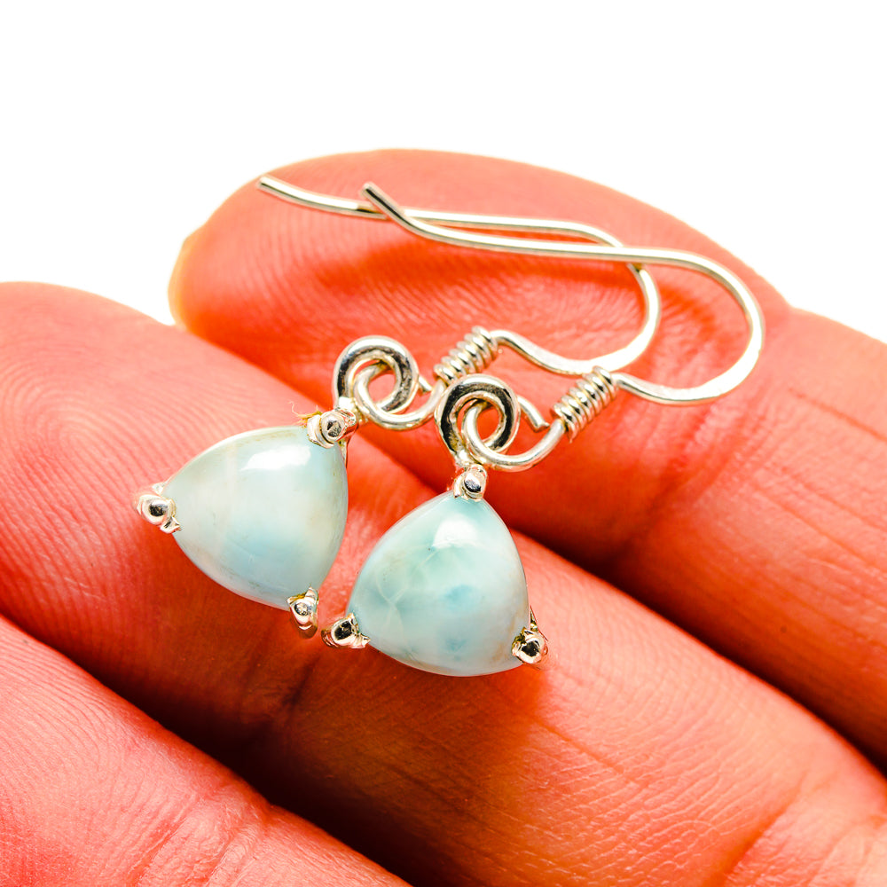 Larimar Earrings handcrafted by Ana Silver Co - EARR411916