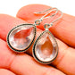 Rose Quartz Earrings handcrafted by Ana Silver Co - EARR411511