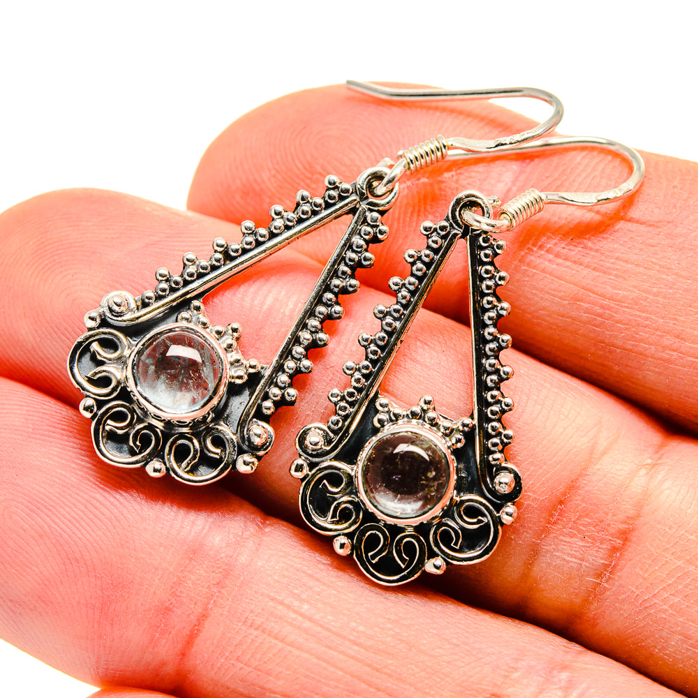 Aquamarine Earrings handcrafted by Ana Silver Co - EARR411524