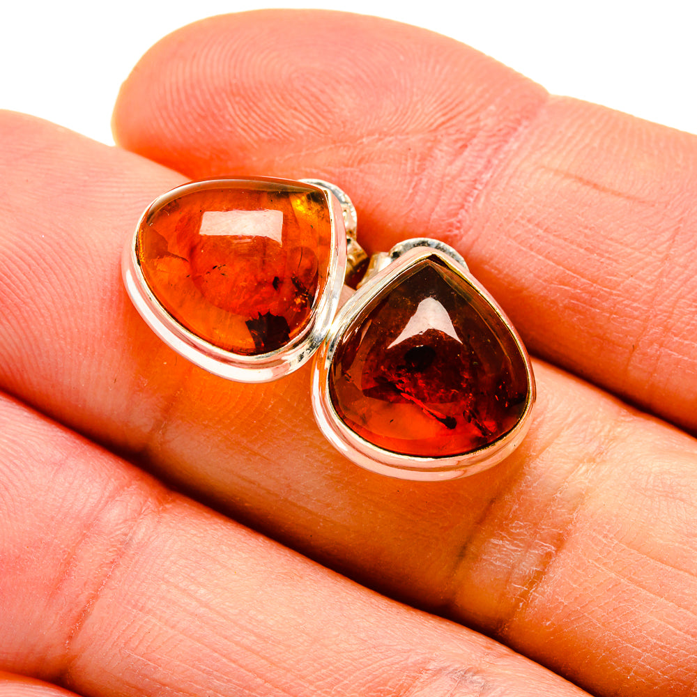 Baltic Amber Earrings handcrafted by Ana Silver Co - EARR411973