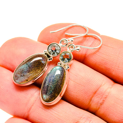 Labradorite Earrings handcrafted by Ana Silver Co - EARR412280