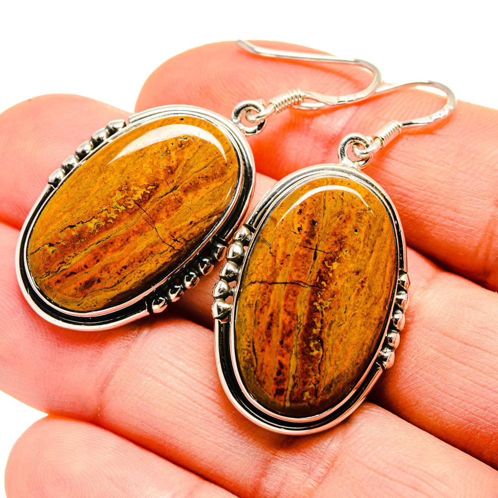 Mookaite Earrings handcrafted by Ana Silver Co - EARR412289