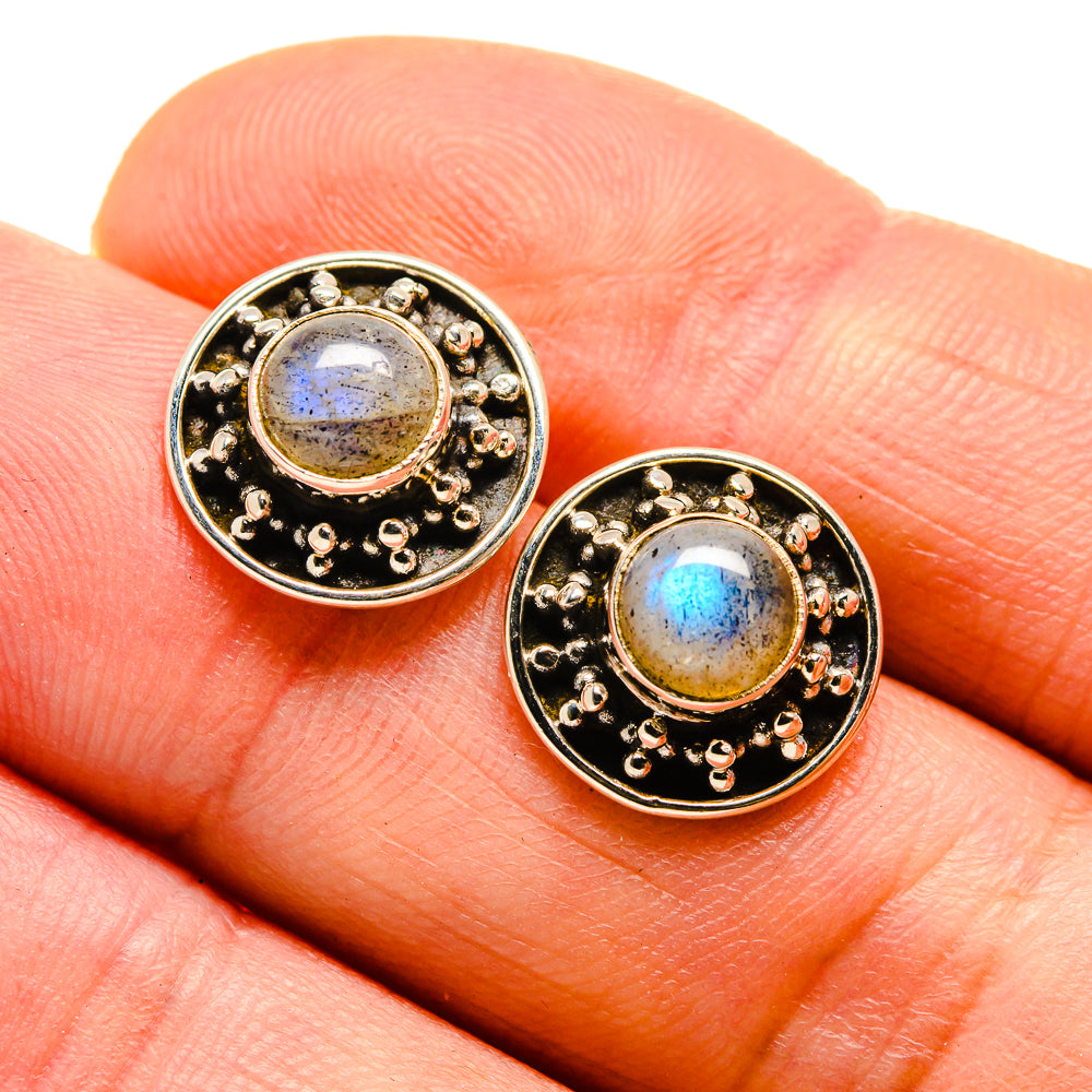Labradorite Earrings handcrafted by Ana Silver Co - EARR412378