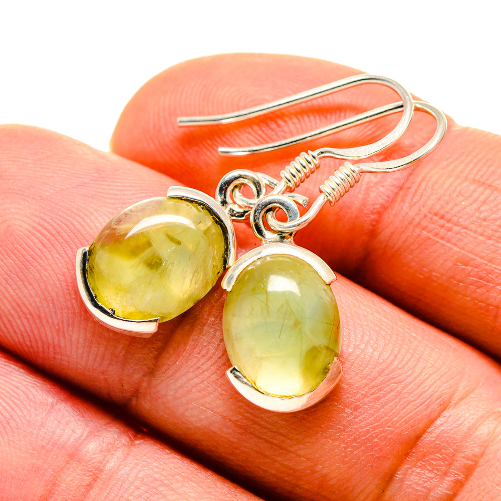 Prehnite Earrings handcrafted by Ana Silver Co - EARR412400