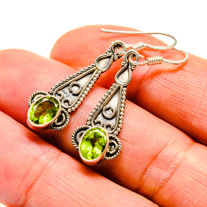 Peridot Earrings handcrafted by Ana Silver Co - EARR412410
