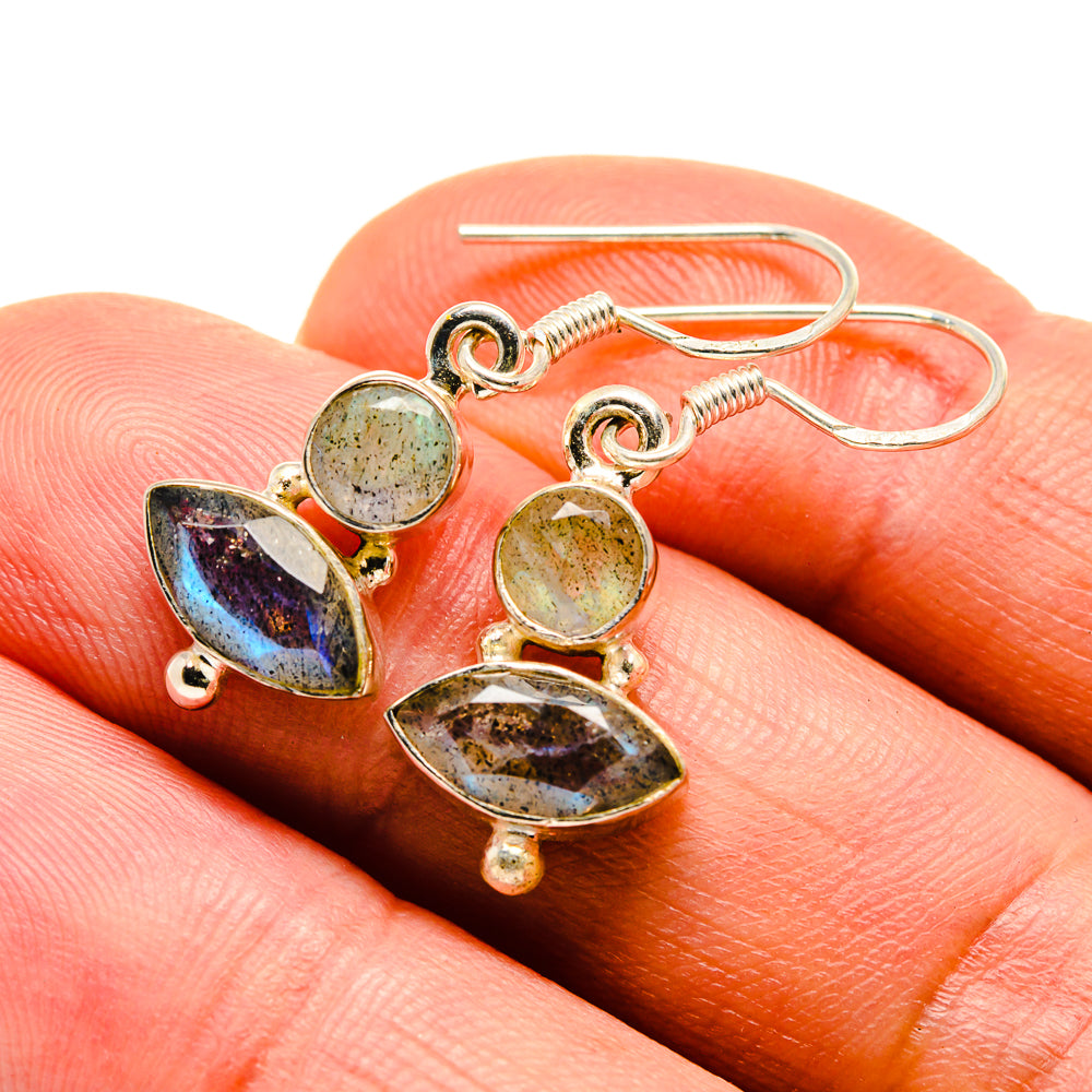 Labradorite Earrings handcrafted by Ana Silver Co - EARR412421