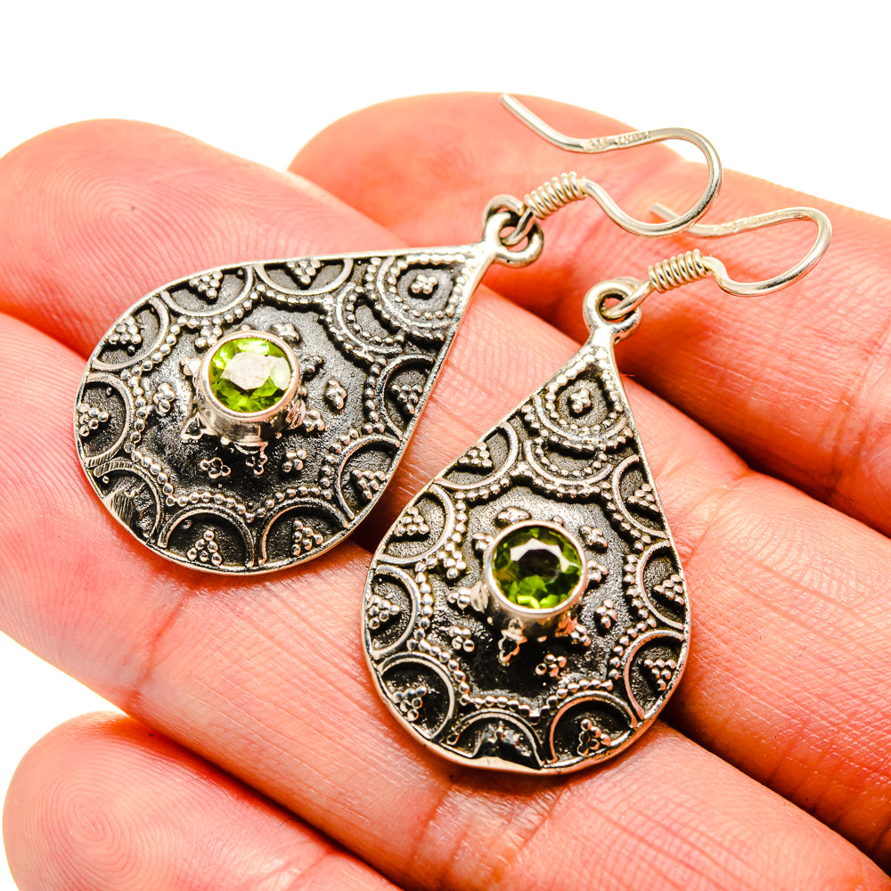 Peridot Earrings handcrafted by Ana Silver Co - EARR412431