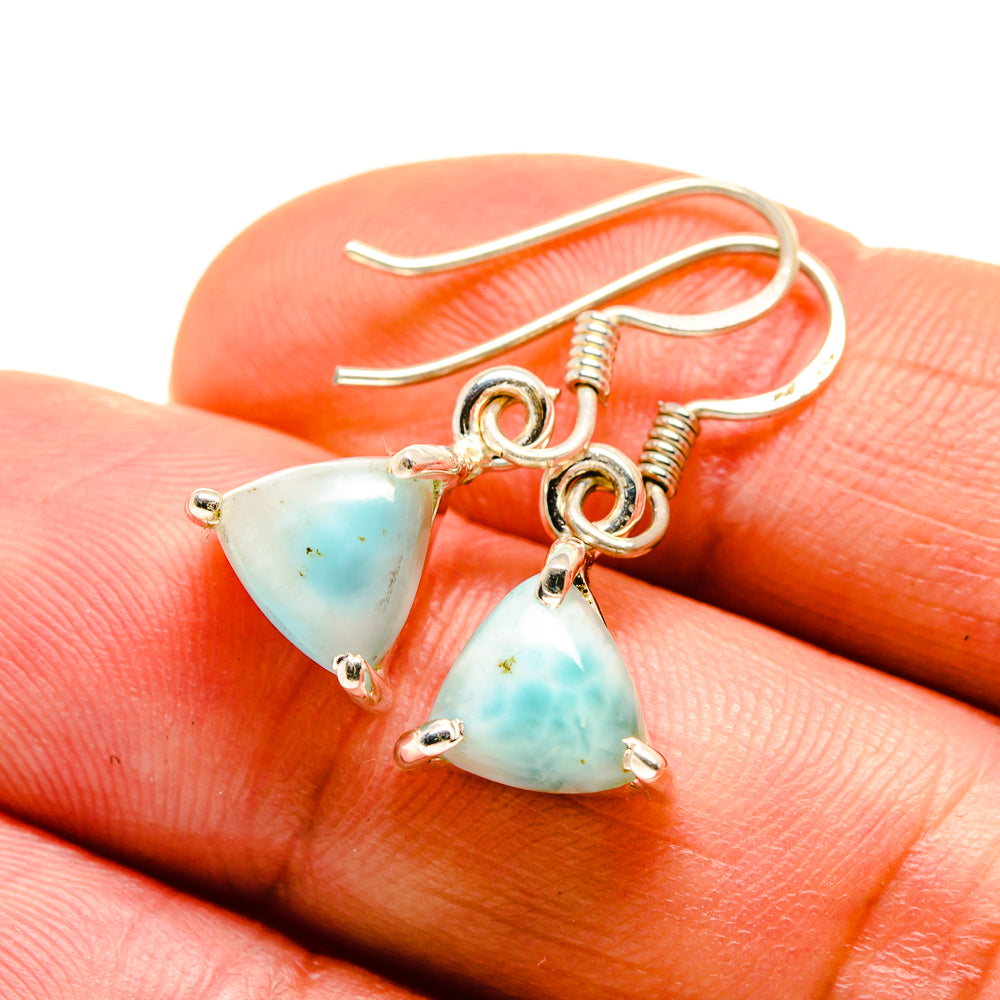 Larimar Earrings handcrafted by Ana Silver Co - EARR412437