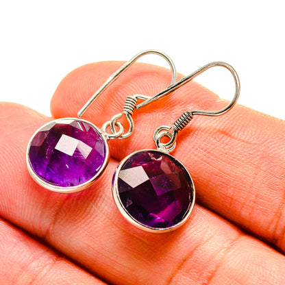 Amethyst Earrings handcrafted by Ana Silver Co - EARR412466