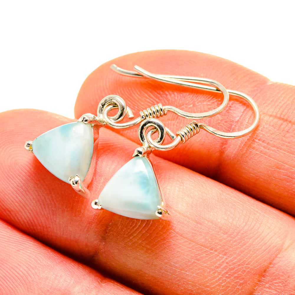 Larimar Earrings handcrafted by Ana Silver Co - EARR412489