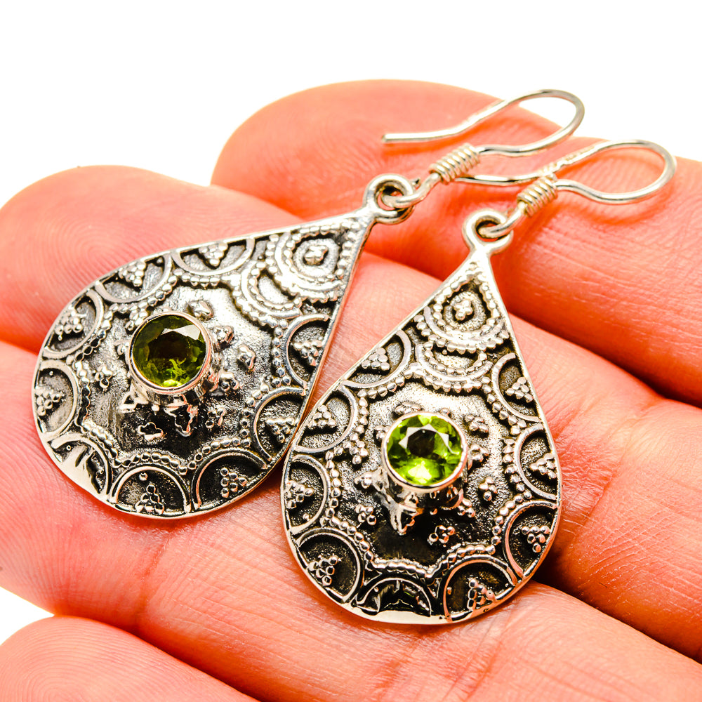 Peridot Earrings handcrafted by Ana Silver Co - EARR412505