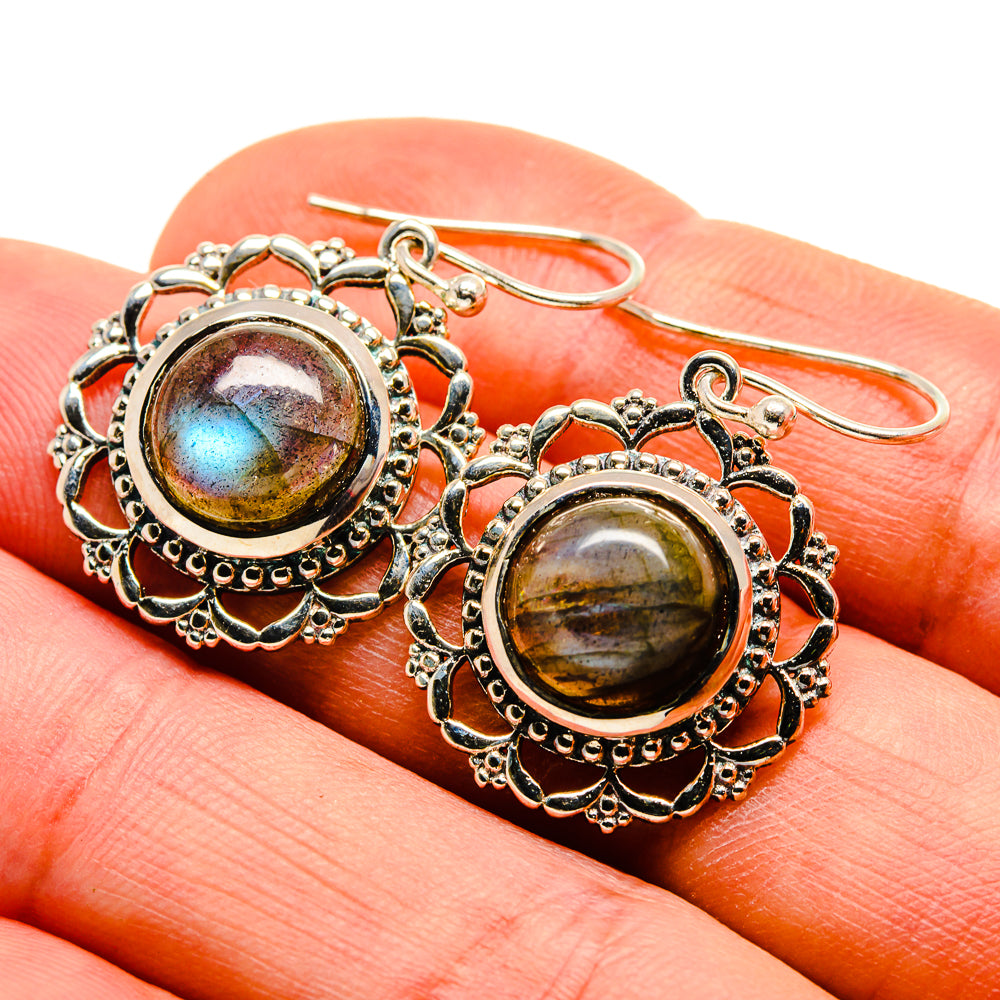 Labradorite Earrings handcrafted by Ana Silver Co - EARR412518