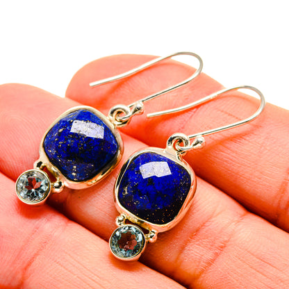 Lapis Lazuli Earrings handcrafted by Ana Silver Co - EARR412565