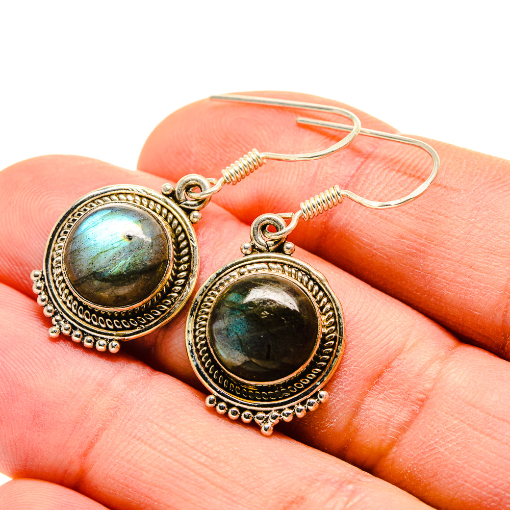 Labradorite Earrings handcrafted by Ana Silver Co - EARR412588