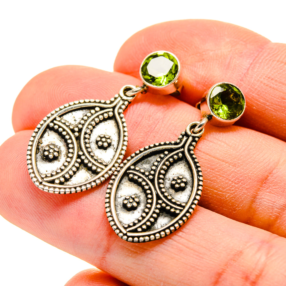 Peridot Earrings handcrafted by Ana Silver Co - EARR412616